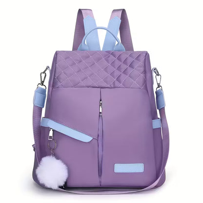 Elegant Quilted Anti-Theft Backpack