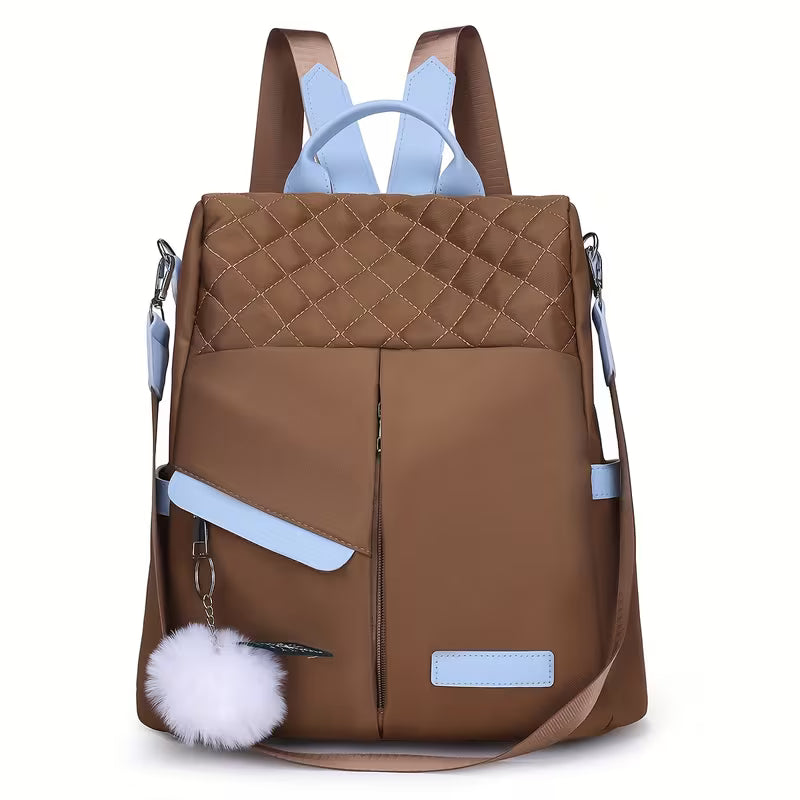 Elegant Quilted Anti-Theft Backpack