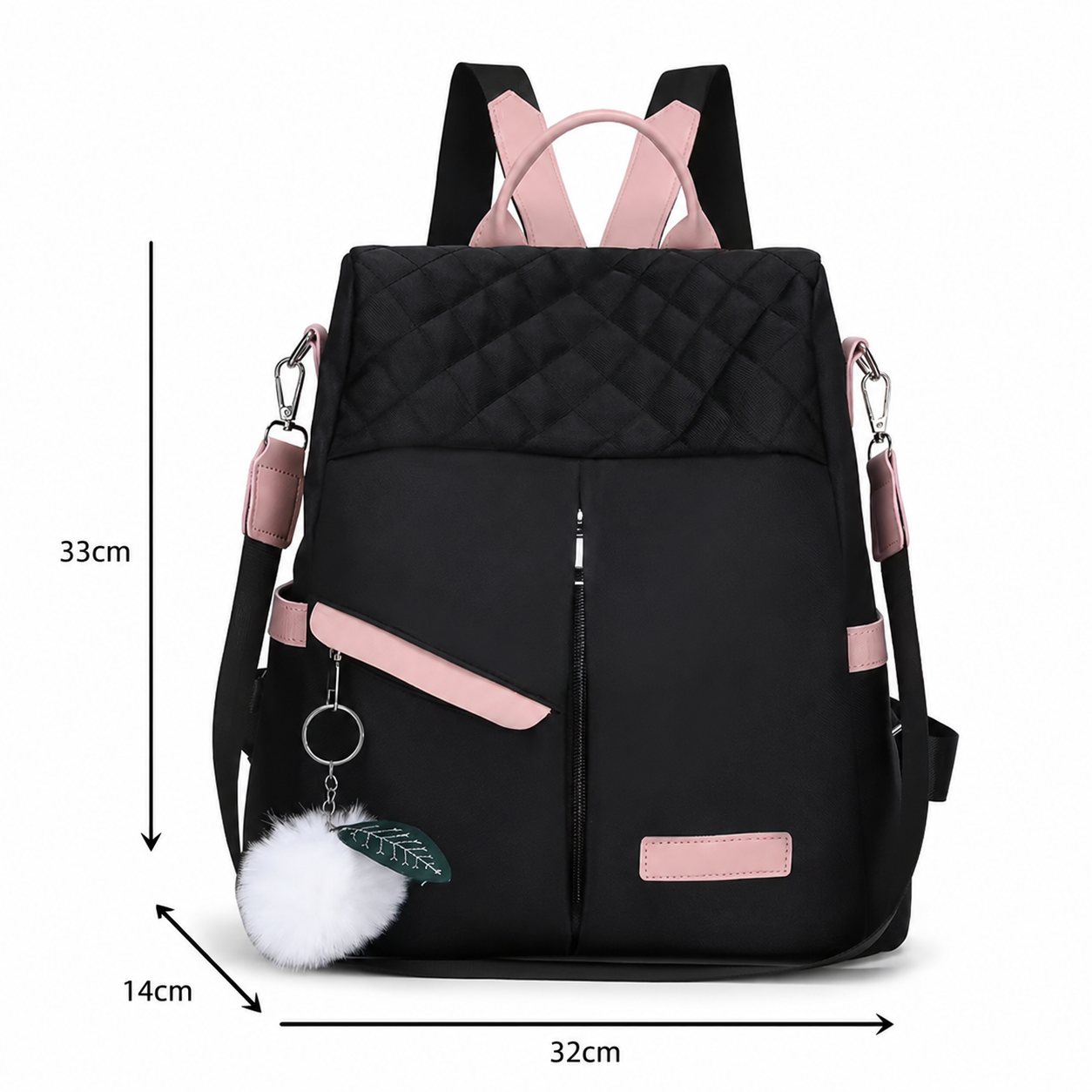 Elegant Quilted Anti-Theft Backpack