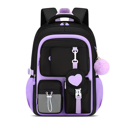 Multi-compartment Two-Tone Backpack