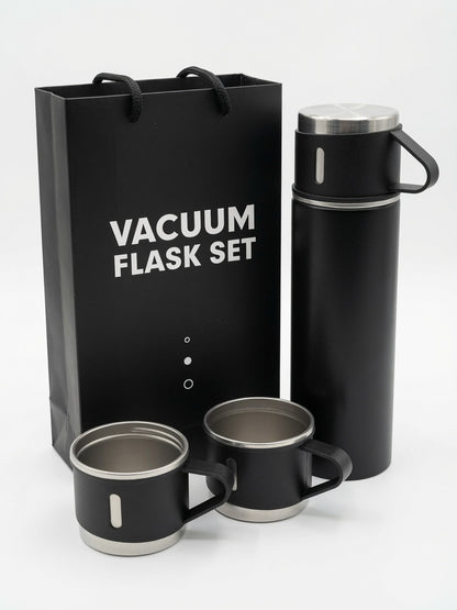 500ml Vacuum Flask Set with Three Cups